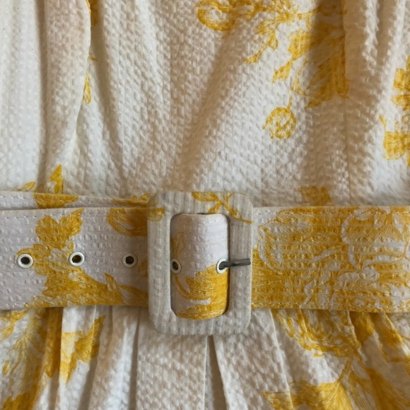 Yellow Floral Sun Dress - Picture 2 of 4